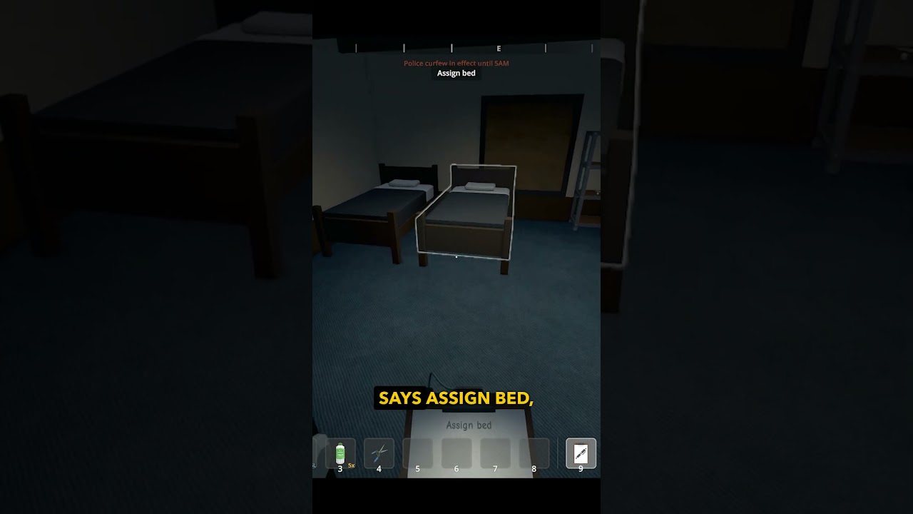 Giving A Bed To A Worker In Schedule 1