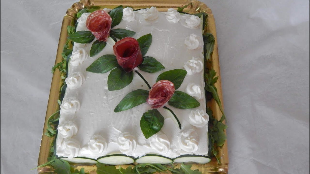 Torta tramezzino  - Torta salata senza cottura