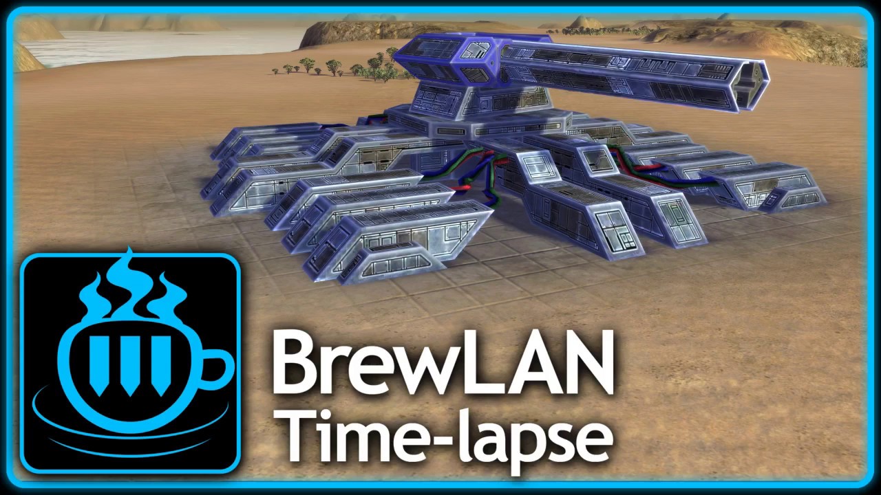 BrewLAN Time-lapse: UEF Experimental Point Defence (x125 speed)