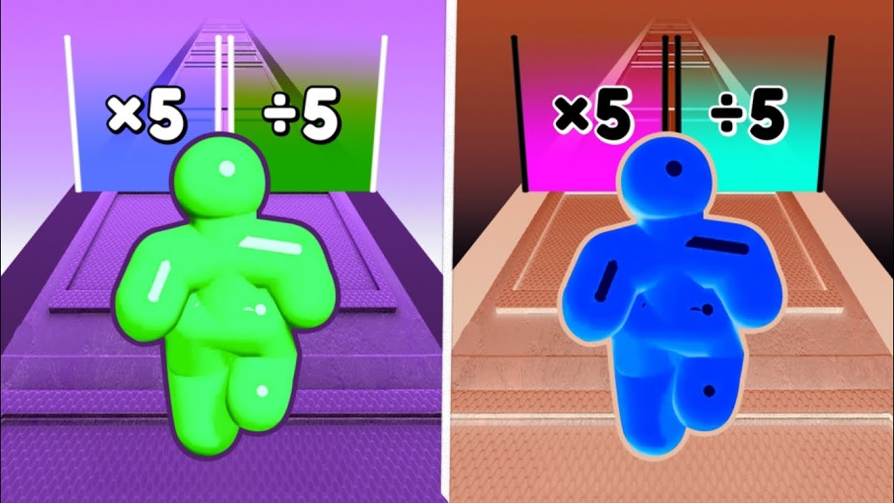 Tall Man Run  vs Reverse gameplay Ball Colour Run walkthrough , iOS Android New Update( part : 164 )