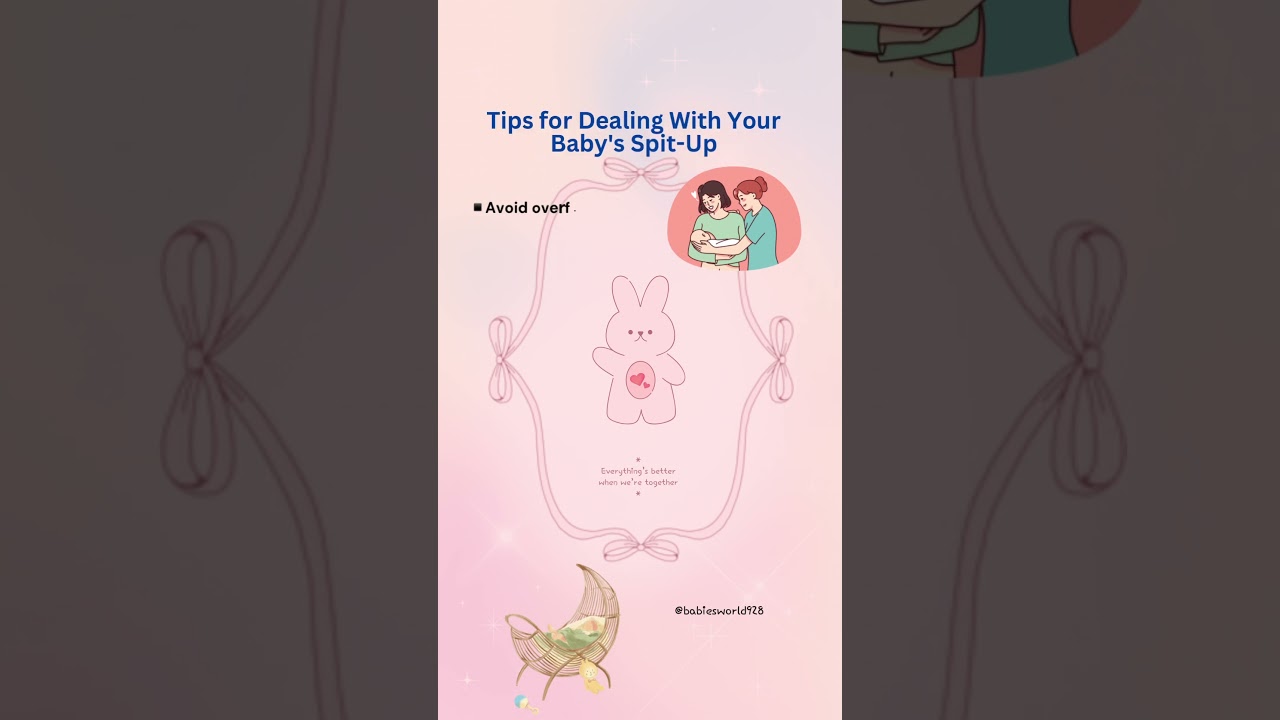 How to deal with baby’s spit up 