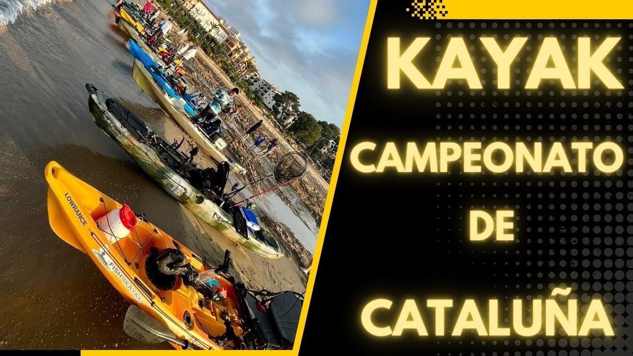 Campeonato de Cataluña de pesca en kayak 2023.