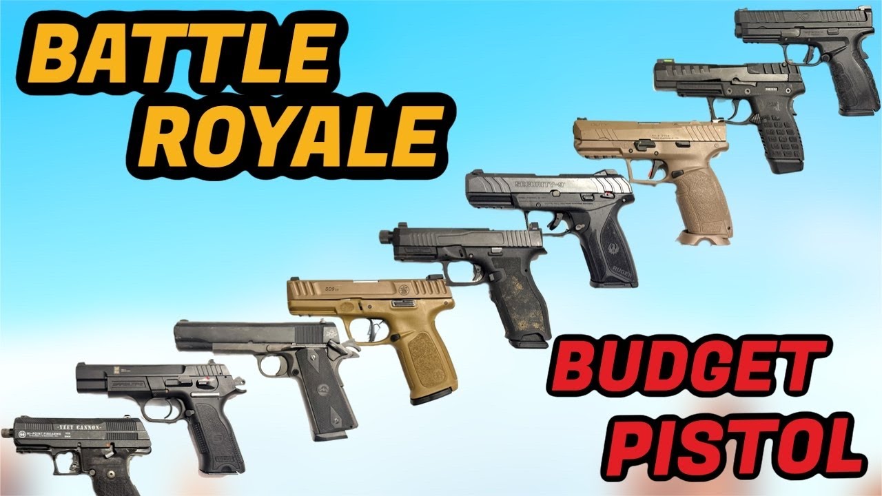 What’s BEST Under $250 ? - Durability & Accuracy Testing The Cheapest Pistols