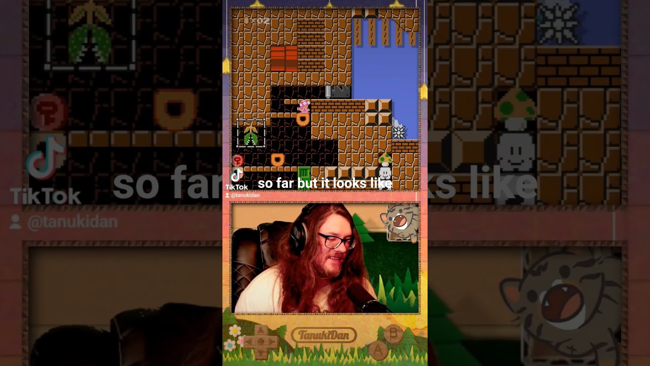 What if I hit it now?  #troll #mario #mariomaker2 #tricked #tanukidan