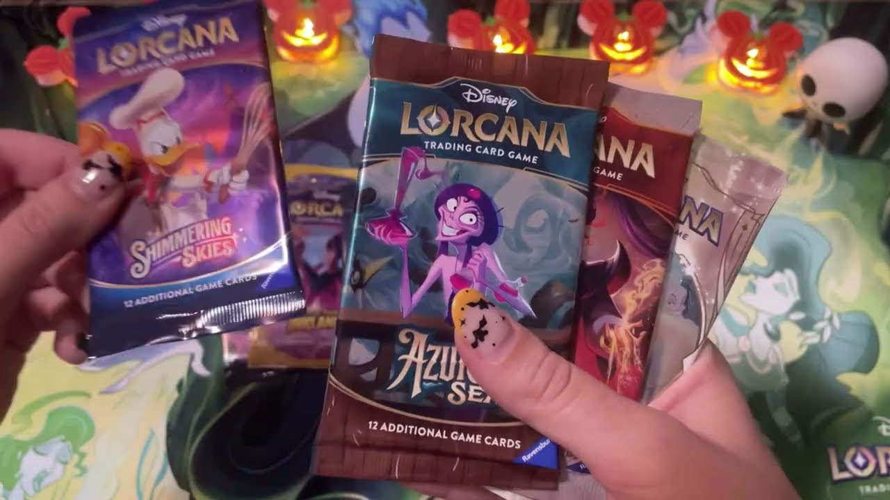Disney Lorcana Halloween unboxing episode - When Villains Unite!