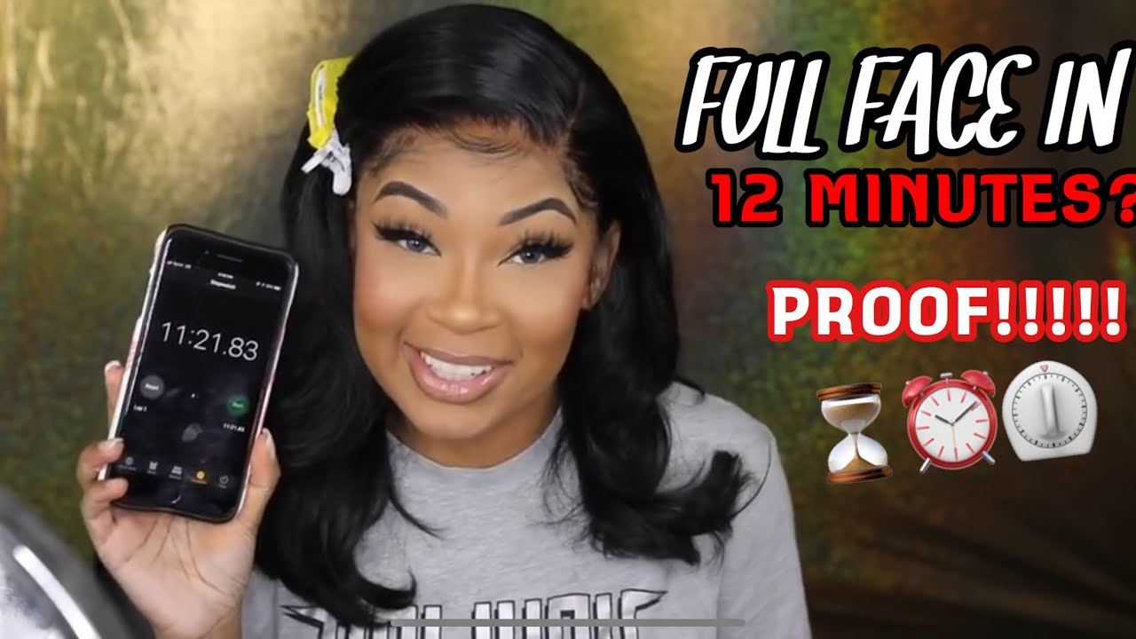 I CAN DO MY MAKEUP IN 12 MINS! [PROOF!!] #AaliyahJayChallenge