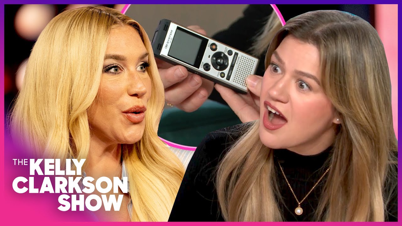Kesha Surprises Kelly Clarkson With Ghost Hunting Starter Pack