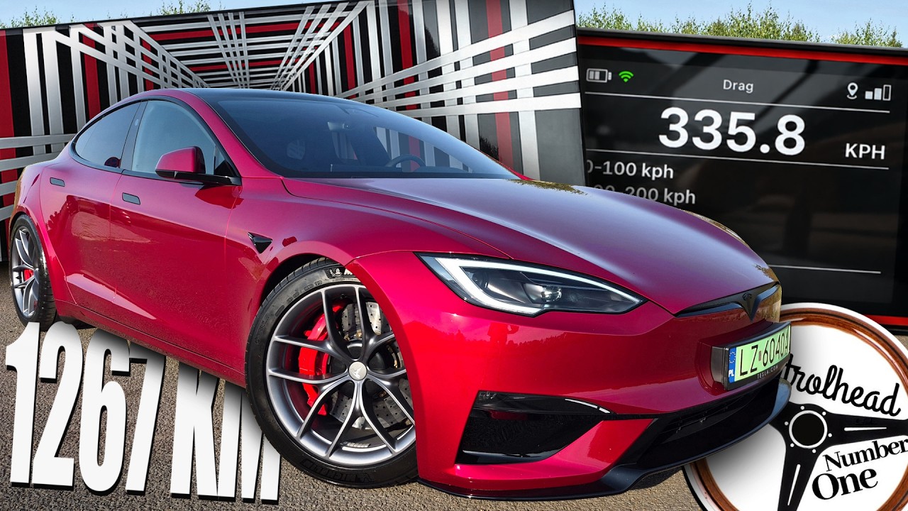 2025 Tesla Model S Plaid (1267 KM) | V-MAX, 0-100, 100-200, 200-300 km/h, Test, PREZENTACJA | 4K