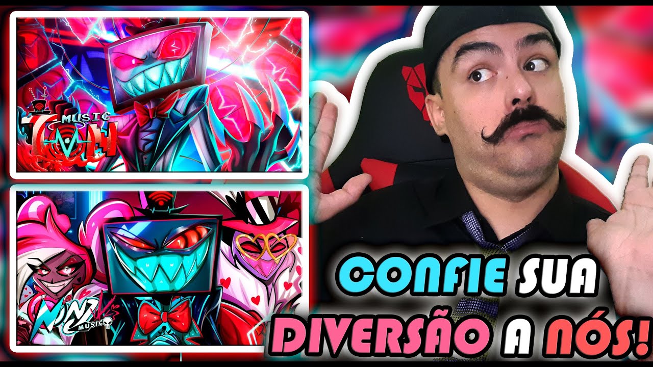 REACT - Mais Claro | Vox (Hazbin Hotel) / Os Vees | Vox, Valentino e Velvette (Hazbin Hotel)