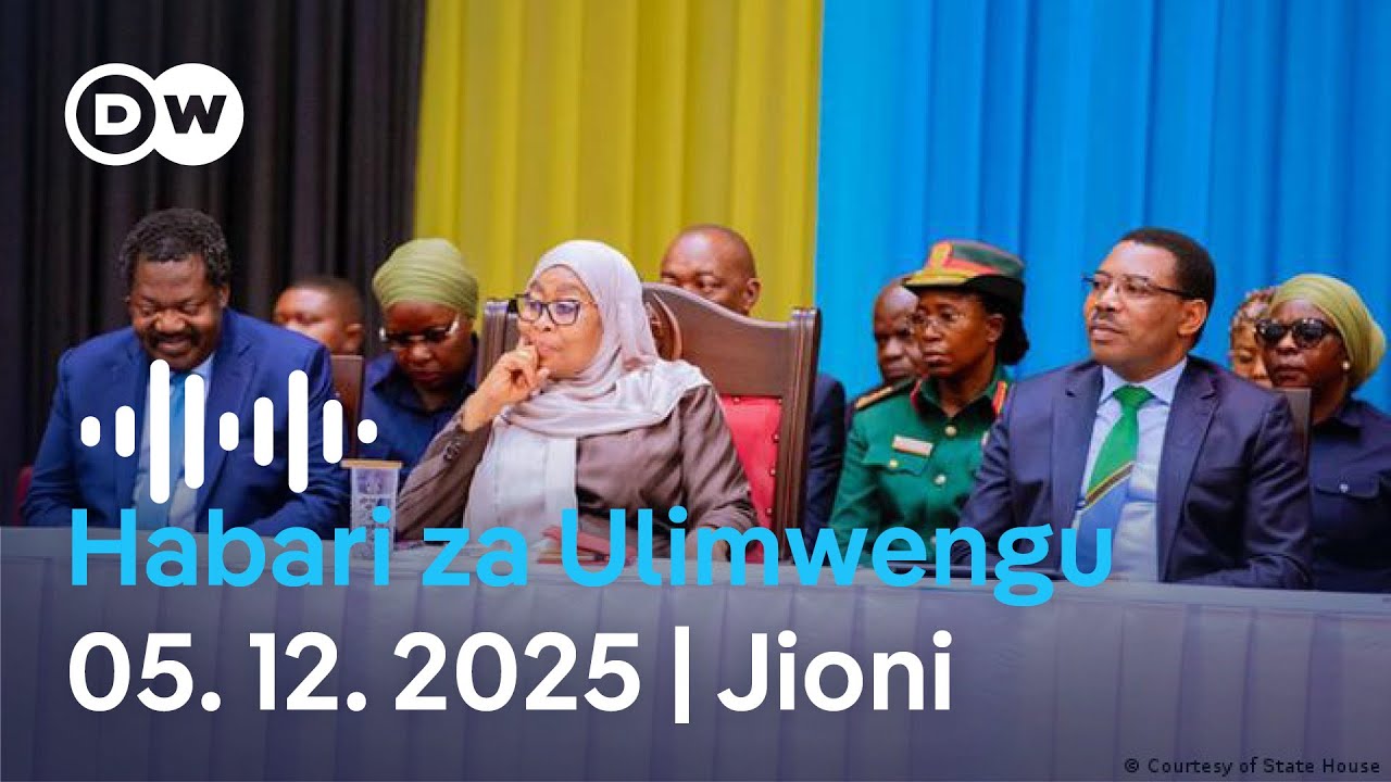 DW Kiswahili Habari za Ulimwengu | 05.12. 2025 | Jioni | Swahili Habari leo | Podcast