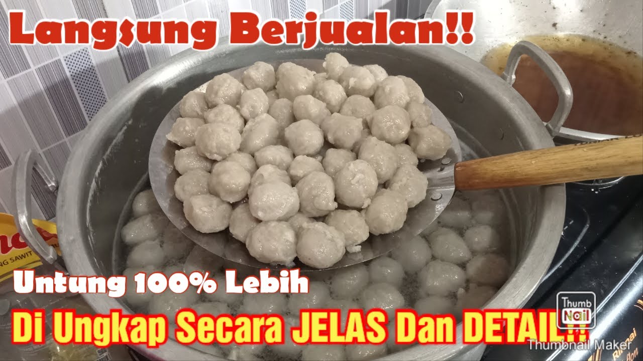LIHAT CARA PEMBUATAN PENTOL CILOK LENGKAP DARI BAHAN SAMPAI TAKARAN!! RESEP CILOK RASA BAKSO