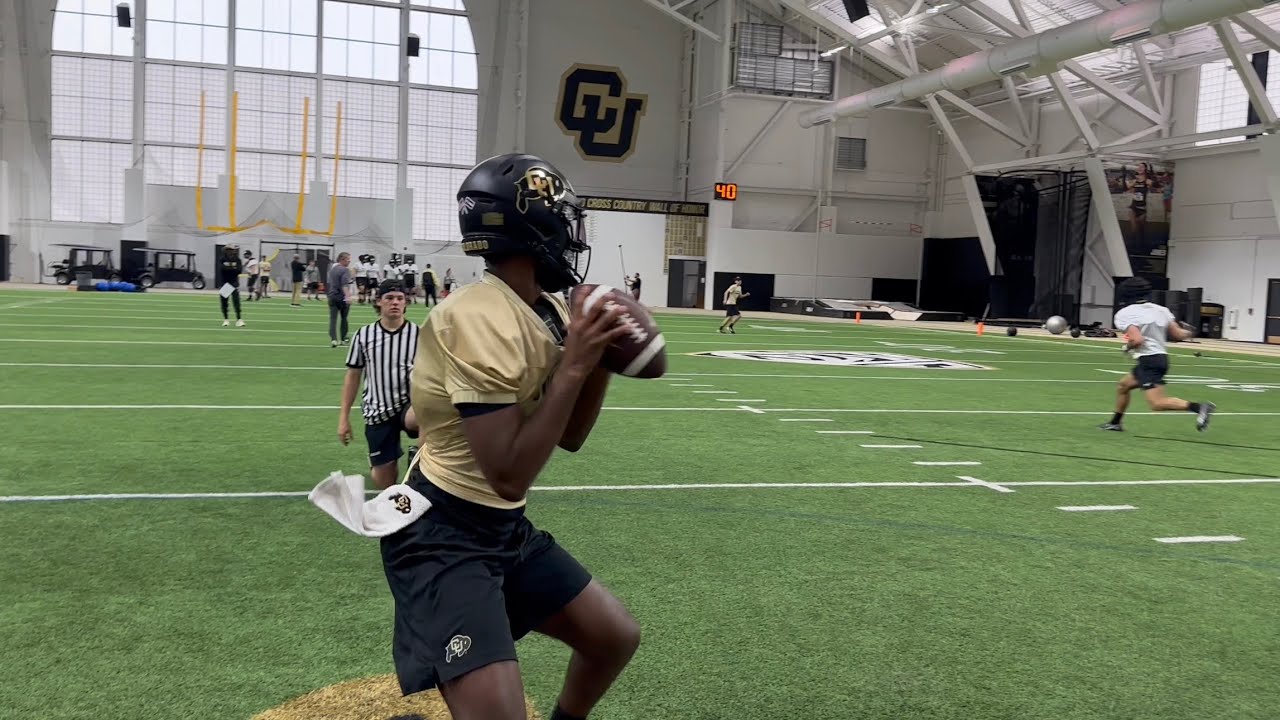 This Company Flew ALL THE WAY to Colorado JUST FOR Shedeur Sanders: CU Spring Ball Practice Footage