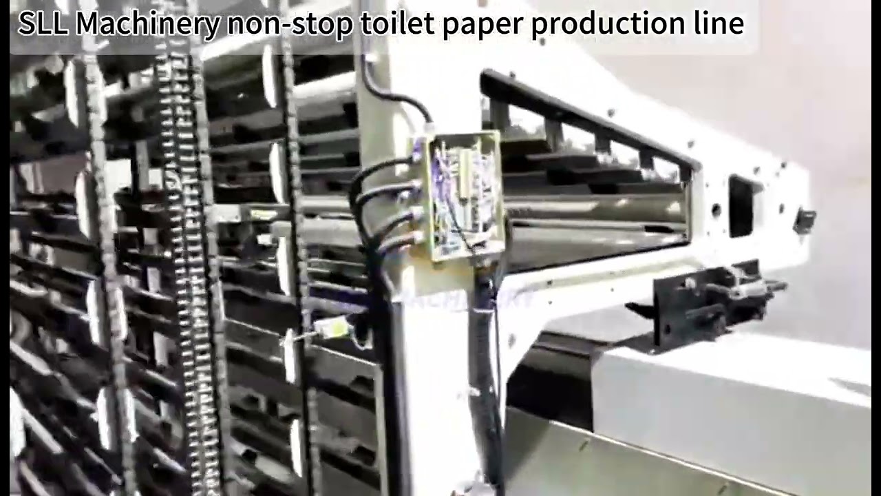 Non-Stop Rewinder Automatic Non Stop Toilet Paper Production Line Tissue Roll Paper Making Machine