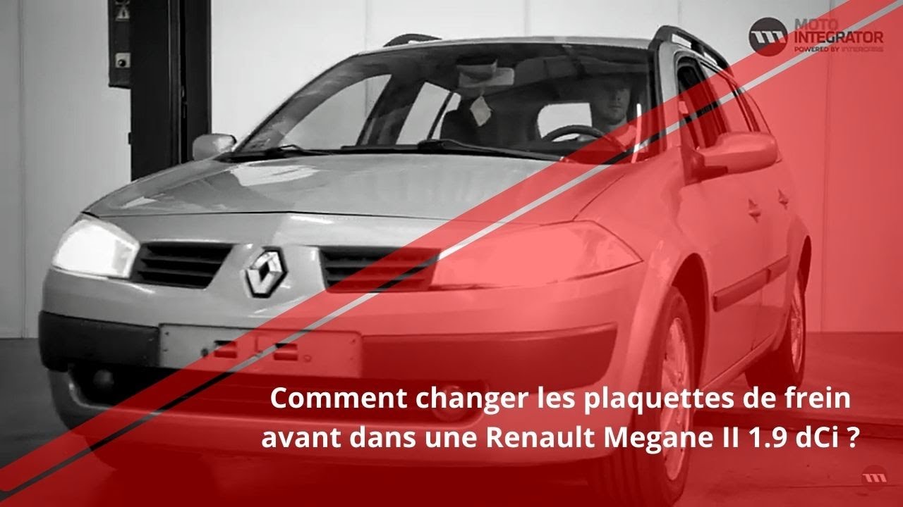 Comment changer les plaquettes de frein avant dans une Renault Megane II 1.9 dCi ?