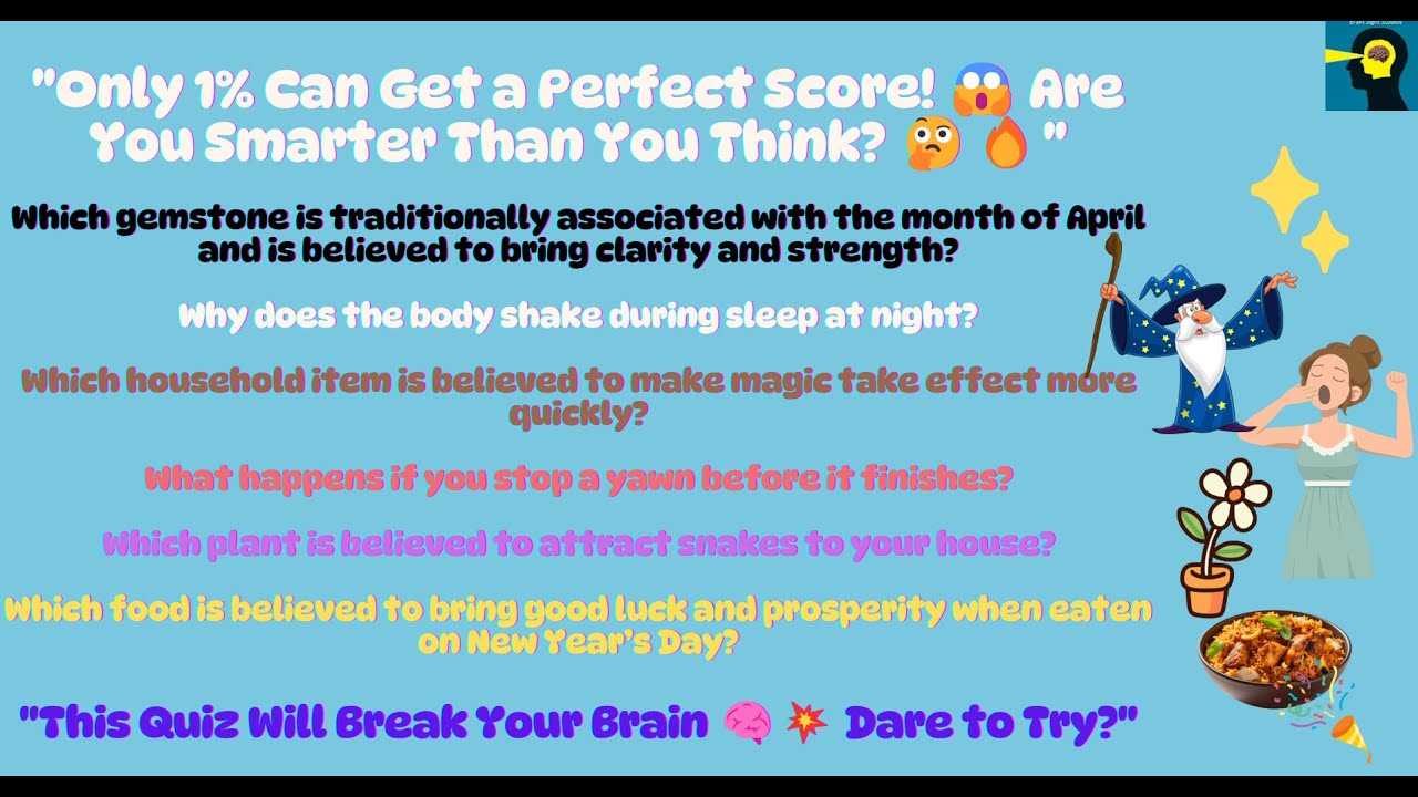 How Good is Your General Knowledge? Take This most interesting Quiz To Find Out! How Smart are you?