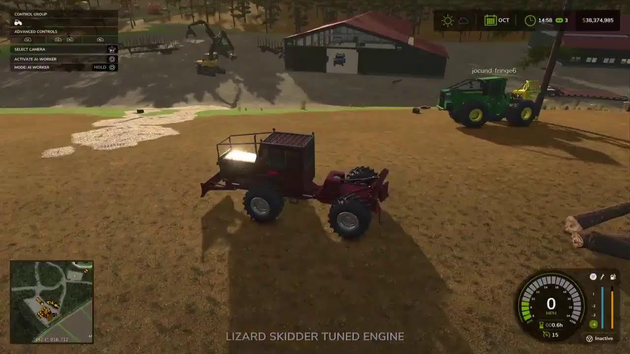 Farming Simulator 25 logging and Mining empire roleplay ps5 rags to riches part 8