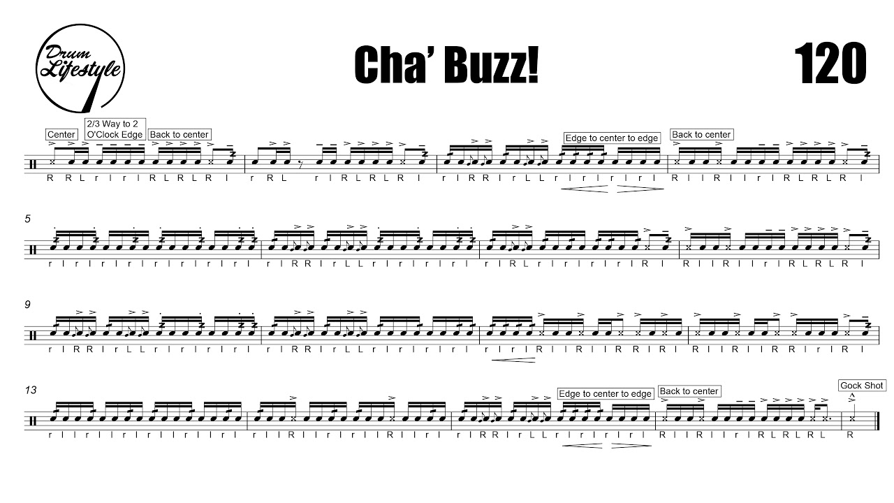Cha' Buzz! Snare Exercise