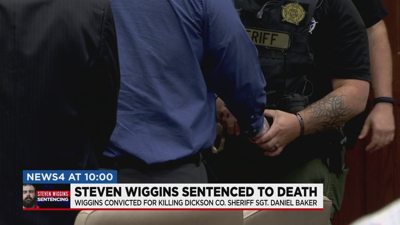 Convicted killer Steven Wiggins taken to prison in handcuffs of slain sergeant
