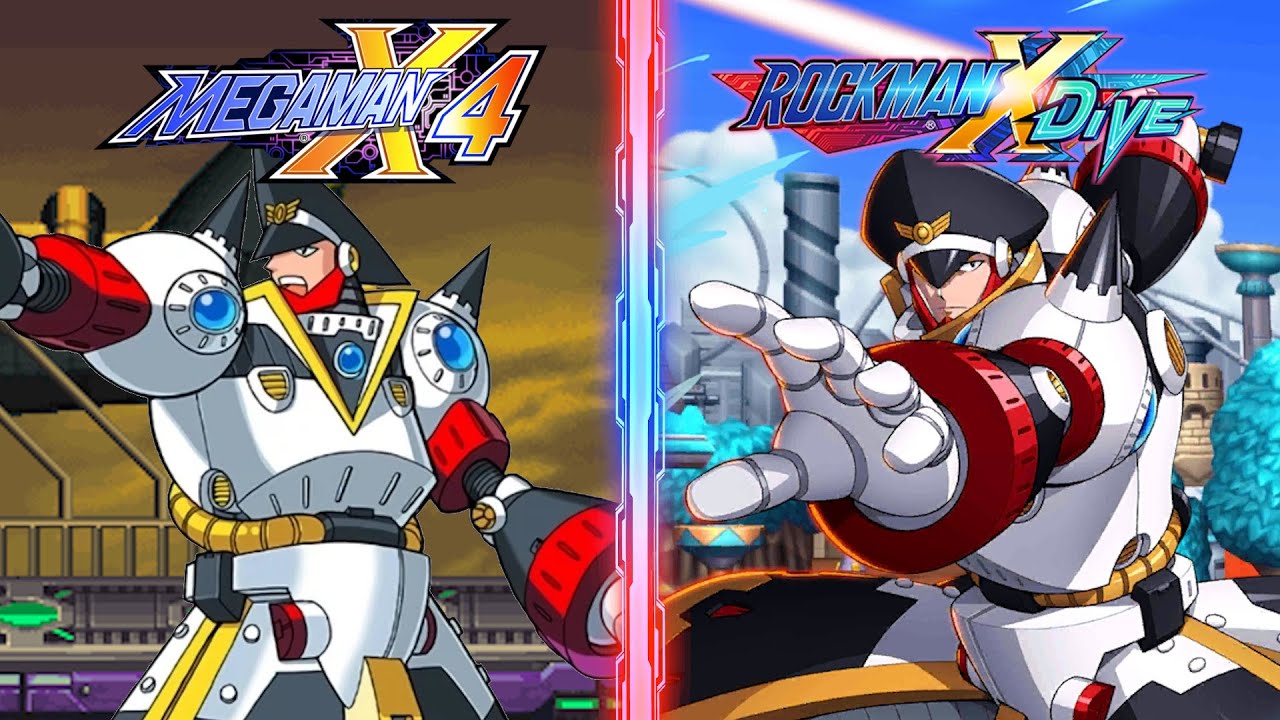 Colonel Boss Comparison - Mega Man X DiVE