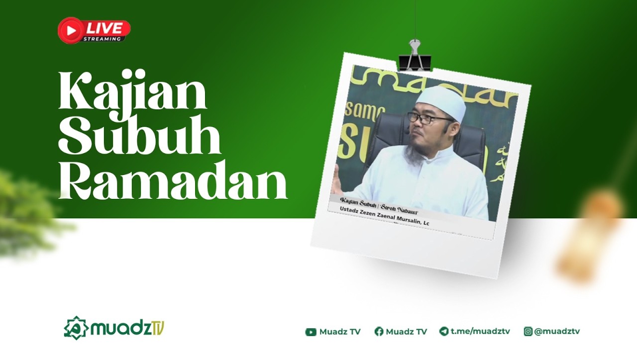 🔴 [LIVE] KAJIAN SUBUH #4 | UST. SYEKH DR. FAHD ASH SHAMMARI