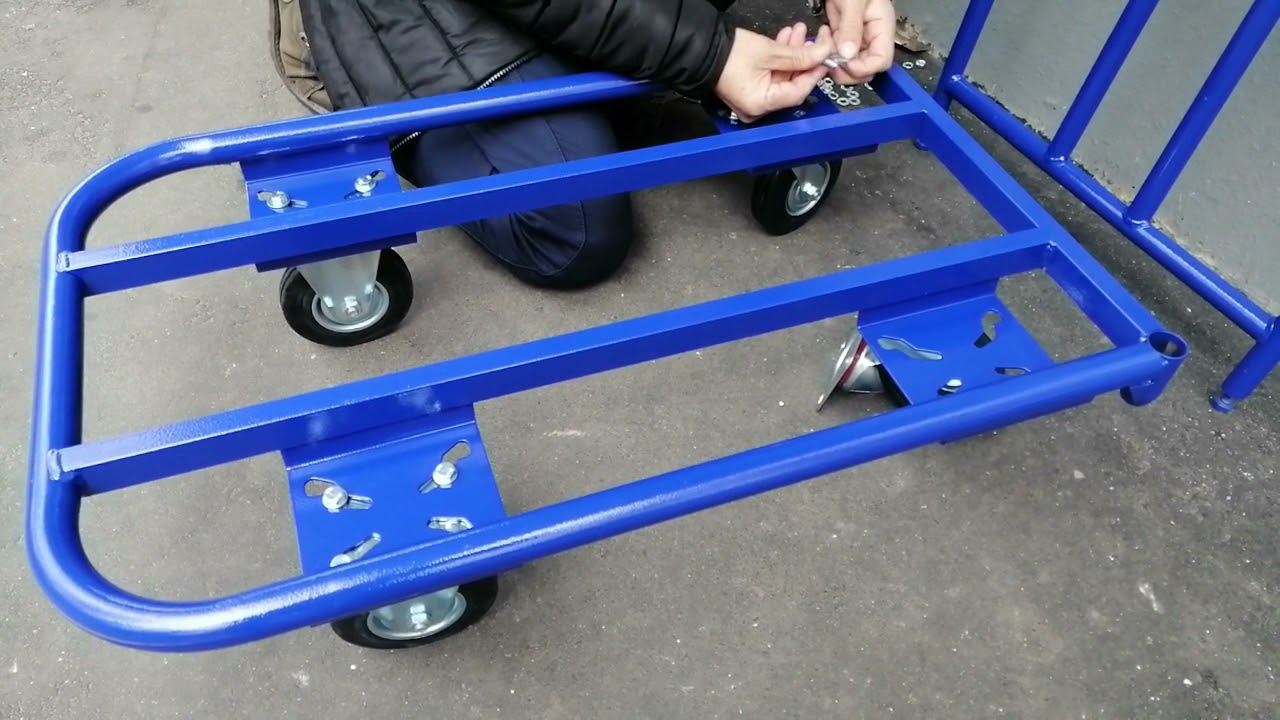 🛒 Тележка платформенная каркас ТК 1 500x800 d125мм / RUSKLAD 🗳