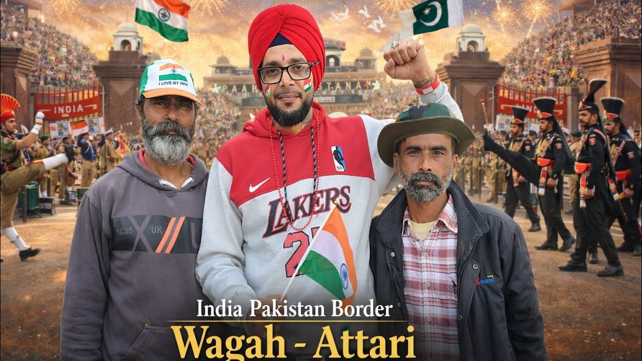 India Pakistan Border: Wagah - Attari - BSF Parade 