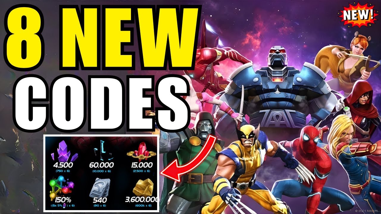 *НОВЫЕ* ПРОМОКОДЫ MCOC НА ЯНВАРЬ 2026 ГОДА - КОДЫ MCOC || КОДЫ MARVEL CONTEST OF CHAMPIONS