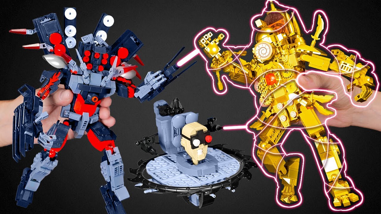 We Made All New LEGO Titans from the Skibidi Toilet Multiverse 🤯 DIY Madness Mania