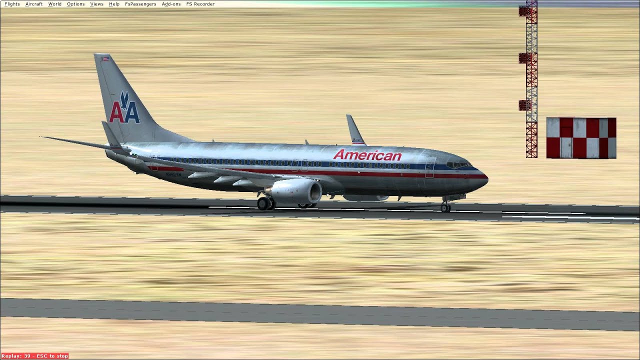 PMDG NGX American 738 taking off