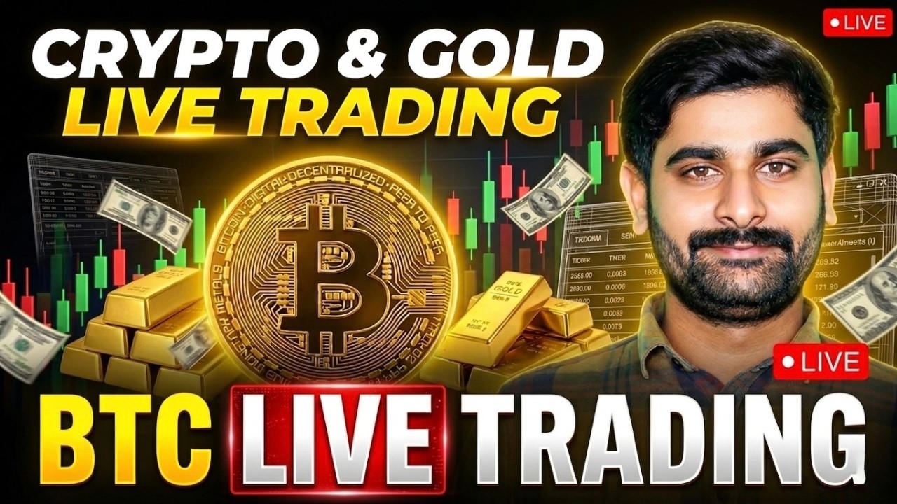 Gold Live Trading & Btc Live Trading | crypto live trading & xauusd Live Trading  #Gold #BTC #CRYPTO