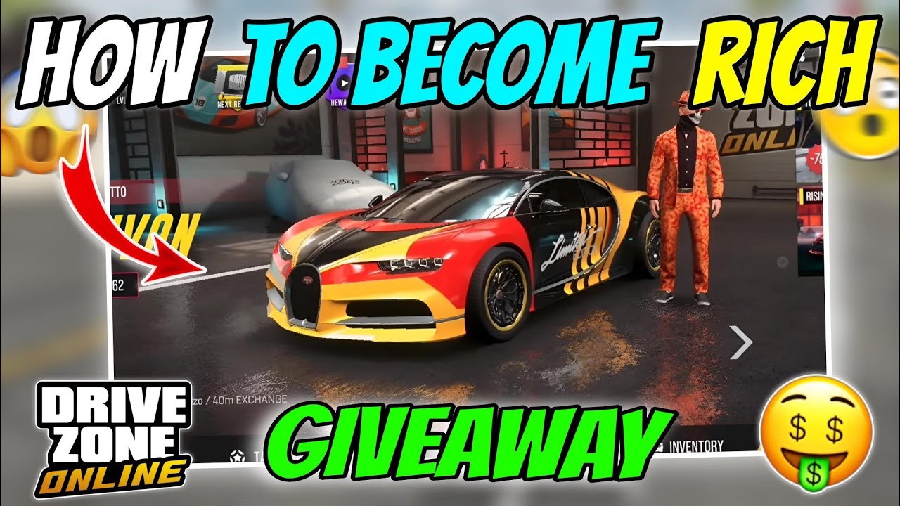 HOW TO BECOME RICH IN DRIVE ZONE ONLINE 🤑 [ Giveaway ] / Yes gaming