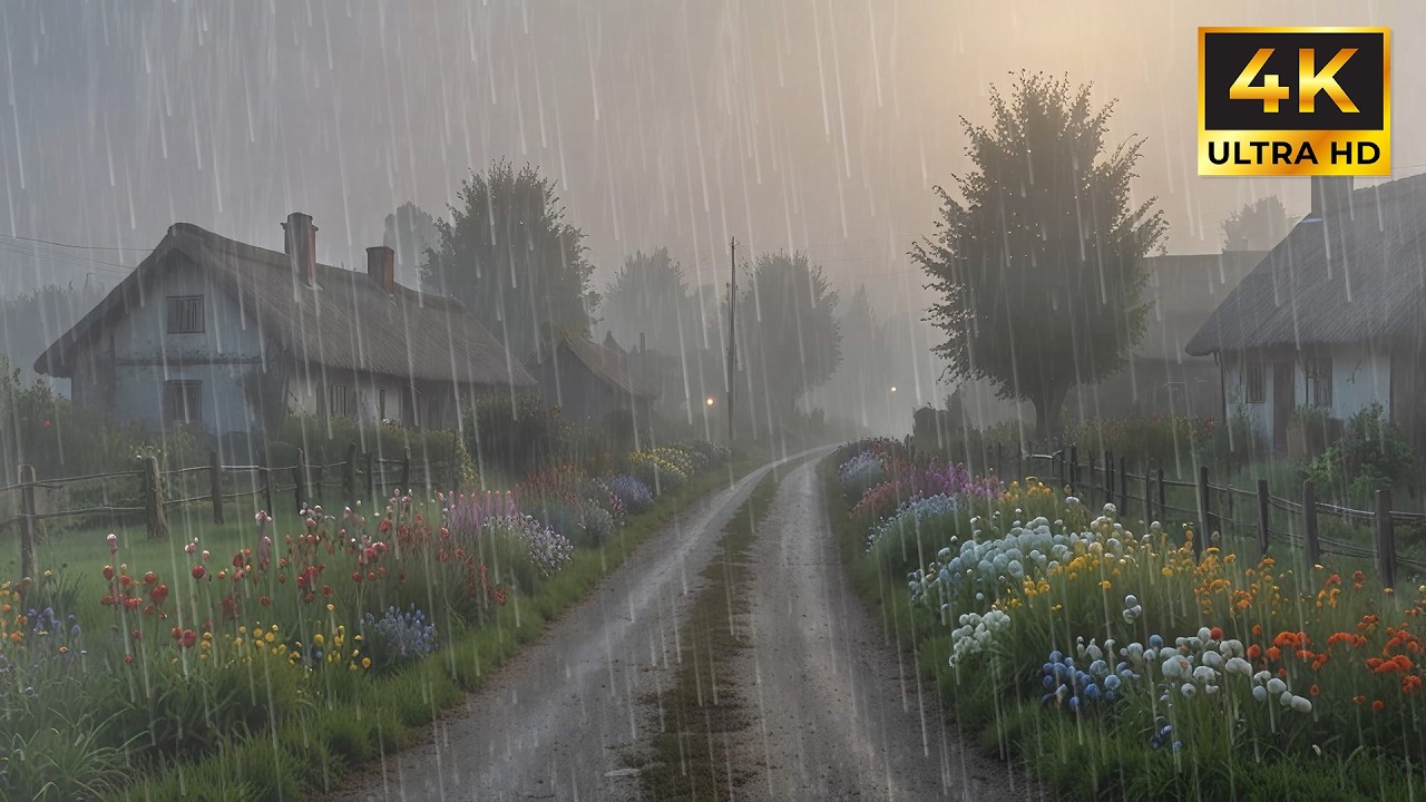 Relaxing Rainfall Ambience to Help You Unwind and Sleep Deeply | Soft Rain Sounds