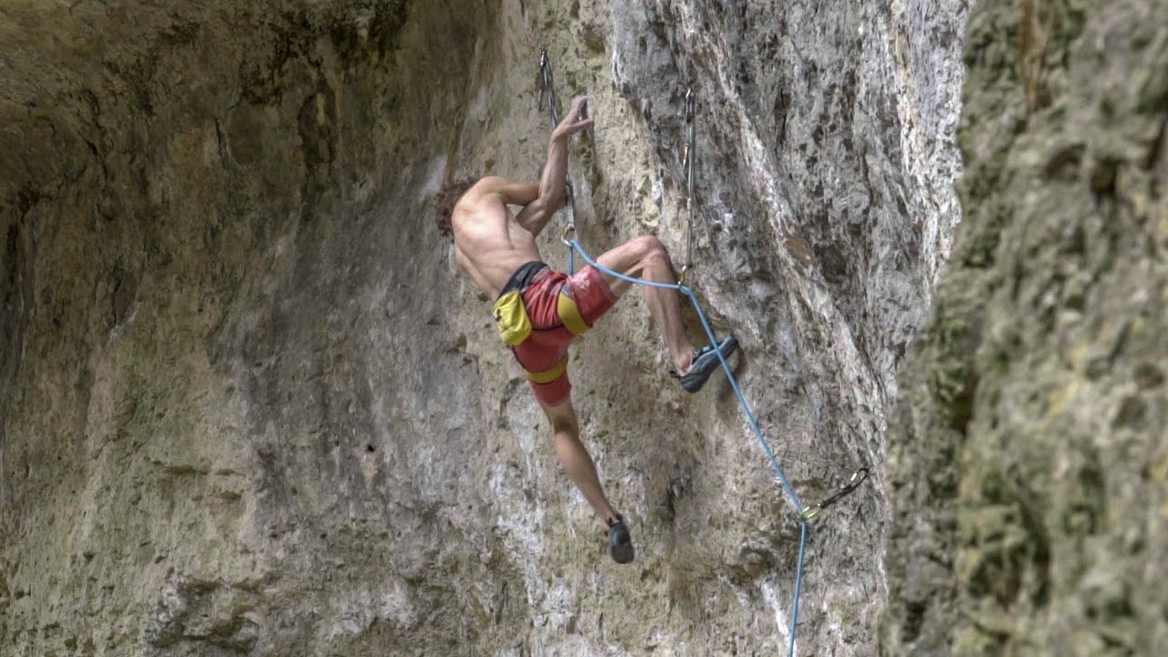 Adam Ondra's 8c+ Frankenjura Flash Attempt
