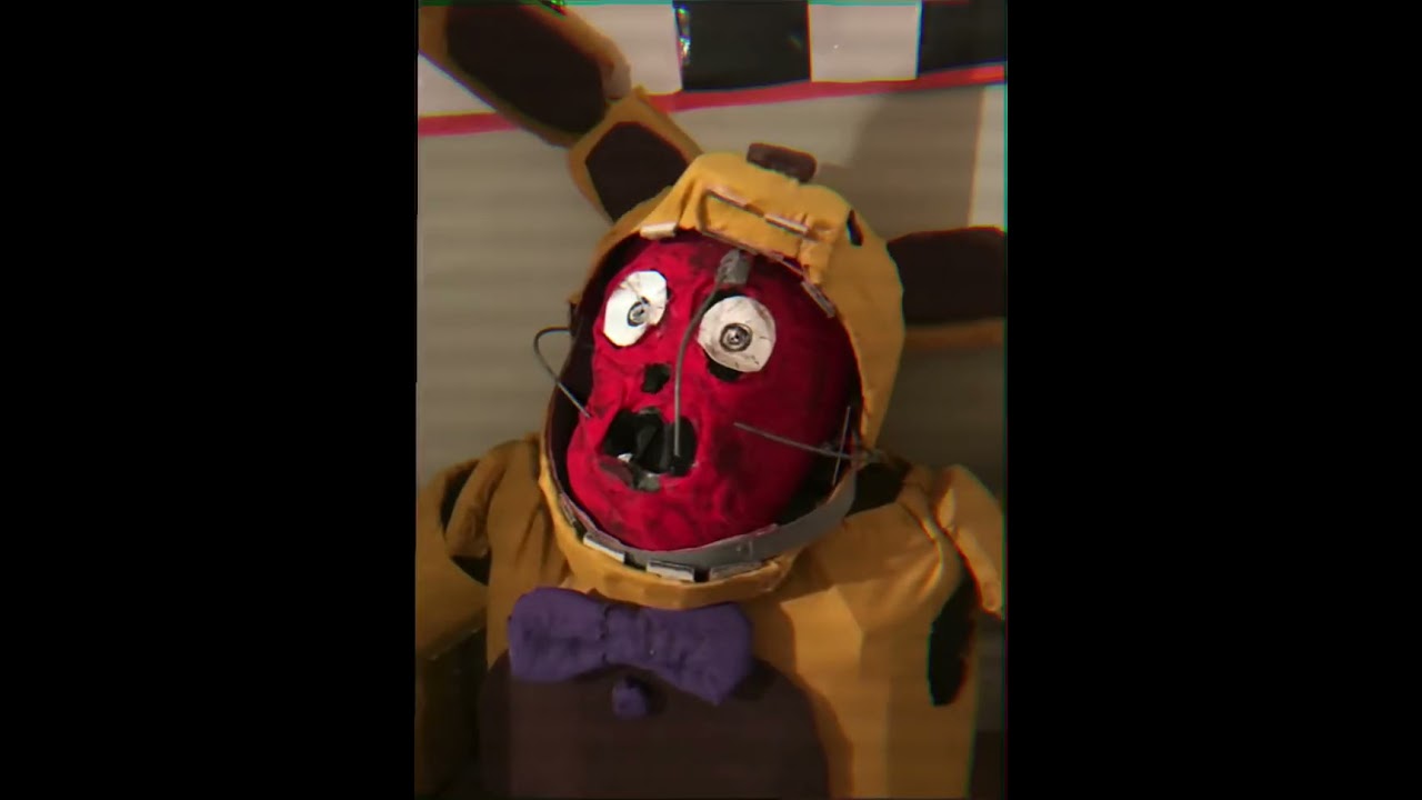 Тренировка Springlock в реальной жизни. Видеокассета FNAF #шорты. Сбой пружинного замка.