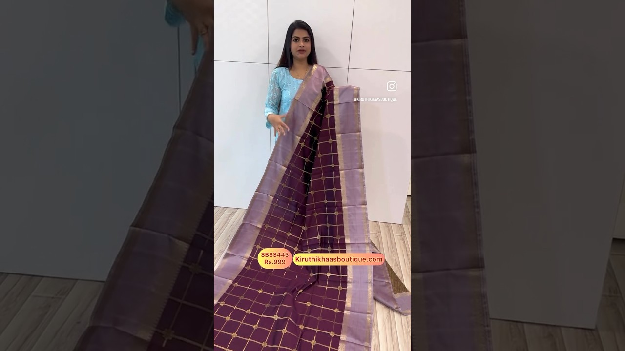 🪩SareeCode-SBSS443🪩Website-kiruthikhaasboutique.com🪩SemiBanarasi🪩Rs.999🪩WhatsApp9940181966🪩