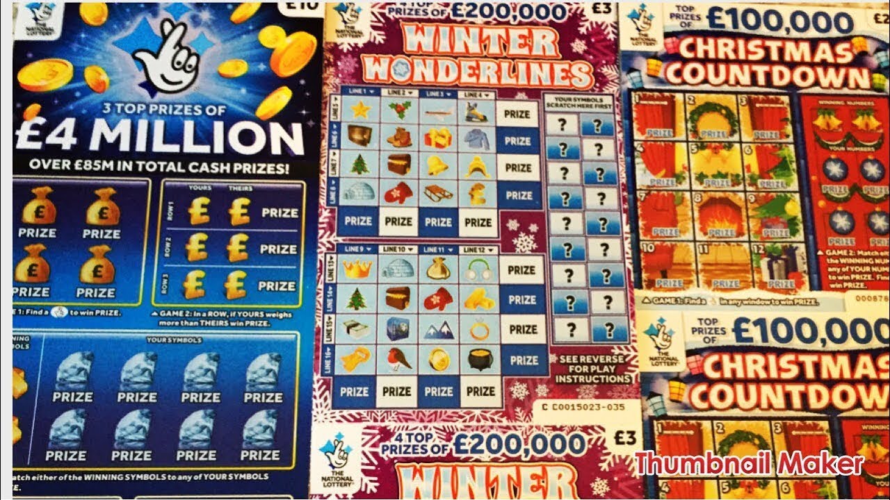 UK SCRATCH CARDS LETS GET PAID FINGERS CROSSED With My Girl.