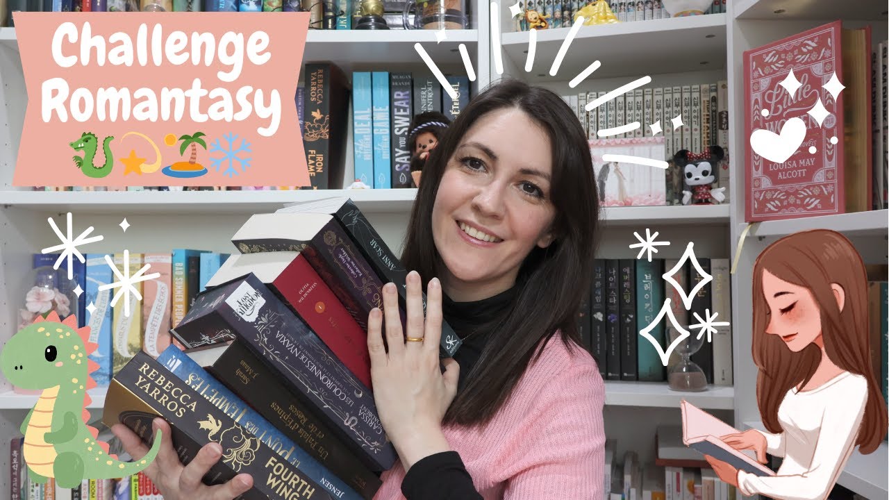 Mes lectures pour le Challenge ROMANTASY 🐉💫🏝️❄️ de @Nina Quill