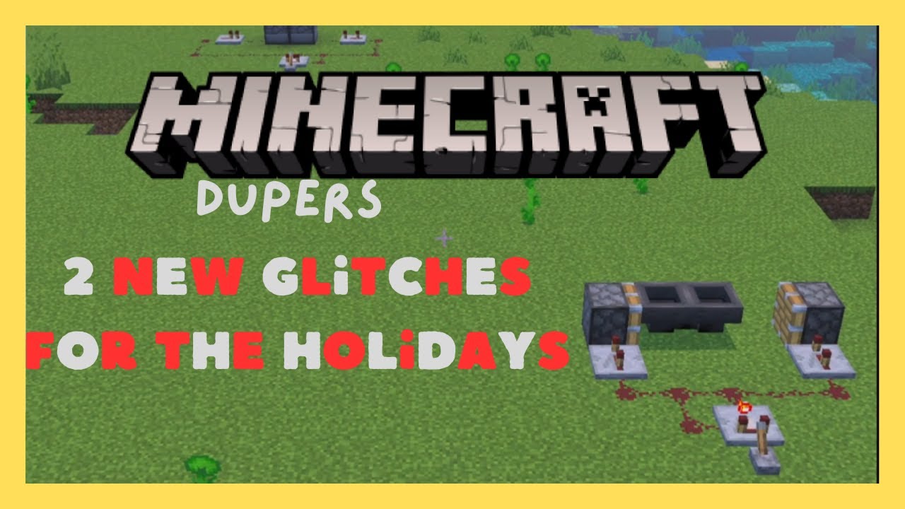 Minecraft Bedrock Duplication machines for Christmas Break