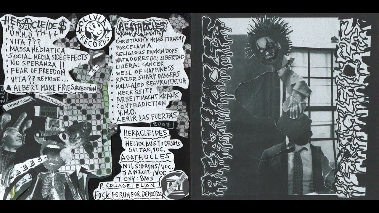 Heracleides / Agathocles &ndash;Split &lrm;(CDr, Album, Ltd) ( Gorenoise / Mincecore Olivia Records 2022)