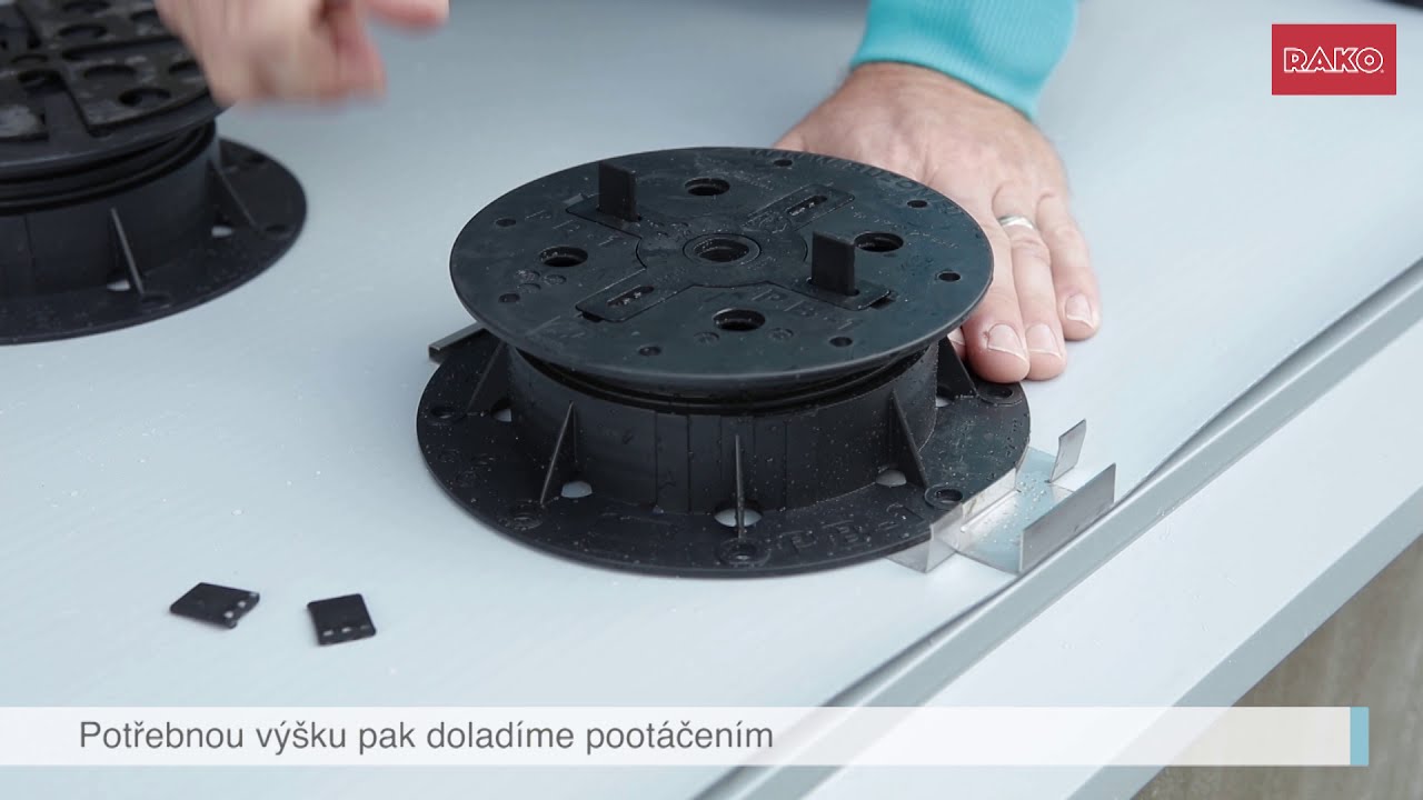 RAKO OUTDOOR | Pokládka dlaždic na nastavitelné terče