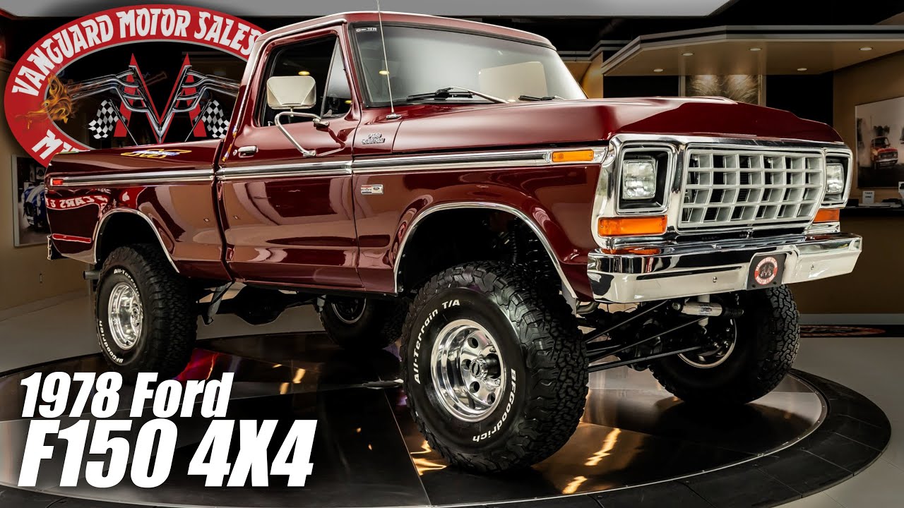 1978 Ford F-150 4X4 Pickup For Sale Vanguard Motor Sales #7599