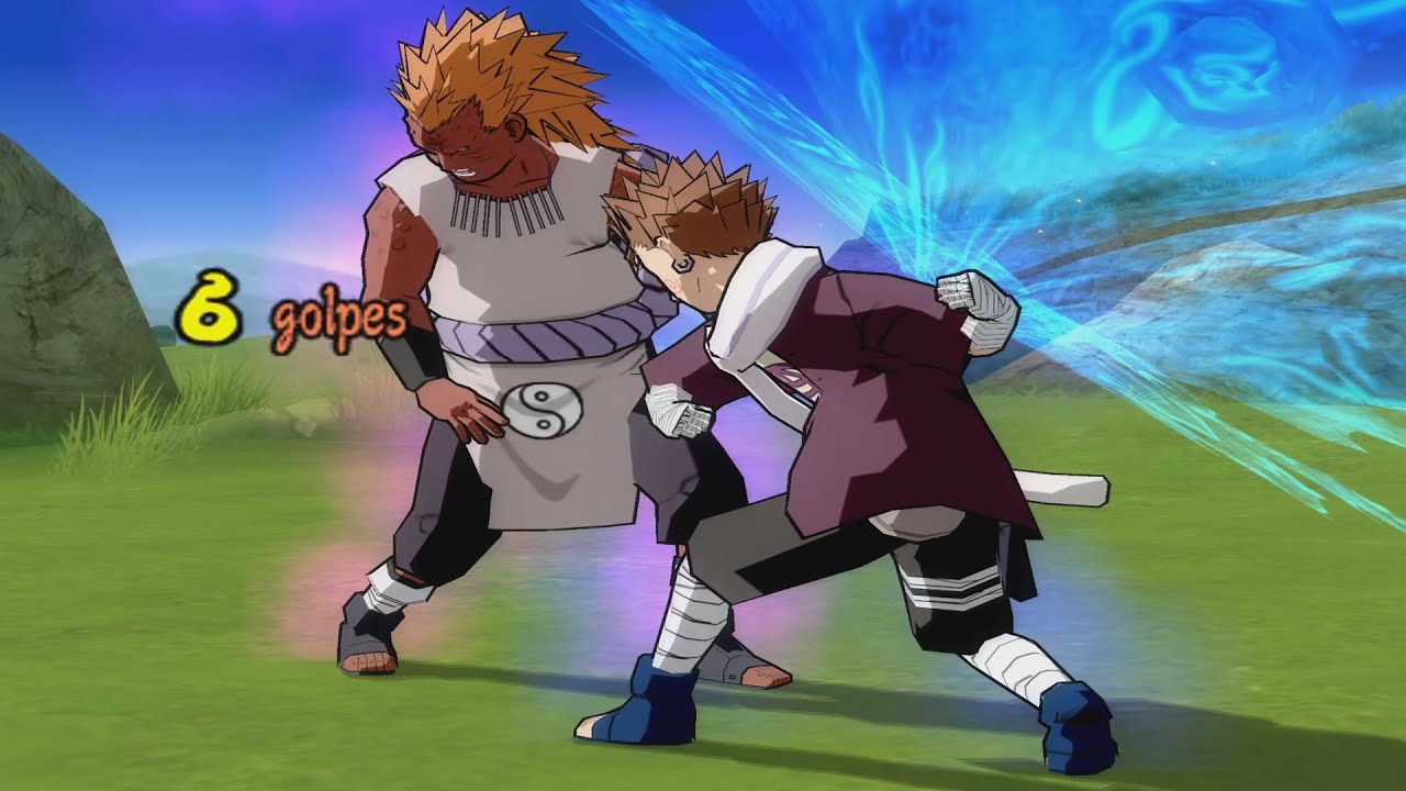{Choji (Clássico) Vs Jirobo} Naruto Shippuden Ultimate Ninja 5