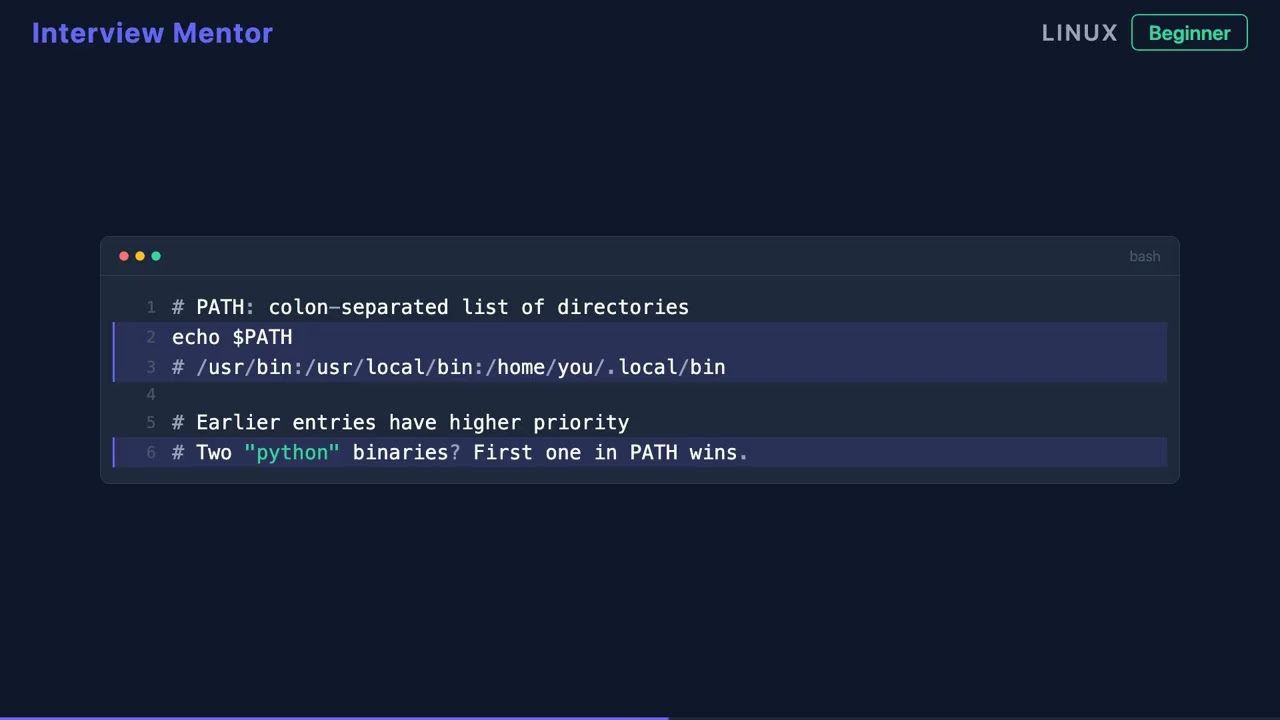 What is the PATH Variable? Linux Interview Answer