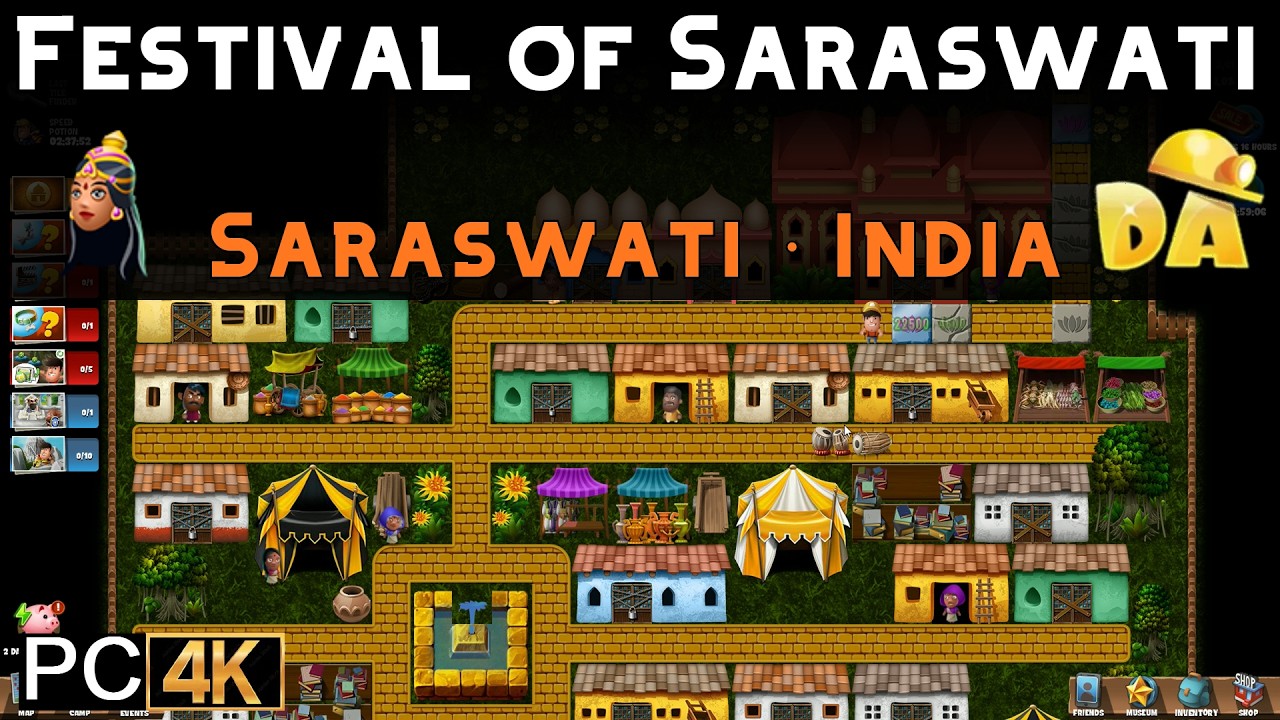 Festival of Saraswati | Saraswati #6 (PC) | Diggy's Adventure