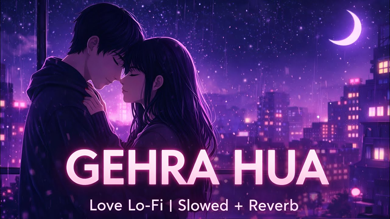 GEHRA HUA ( slowed + reverbed ) | dhurandar movie song | Nightfall lofi 