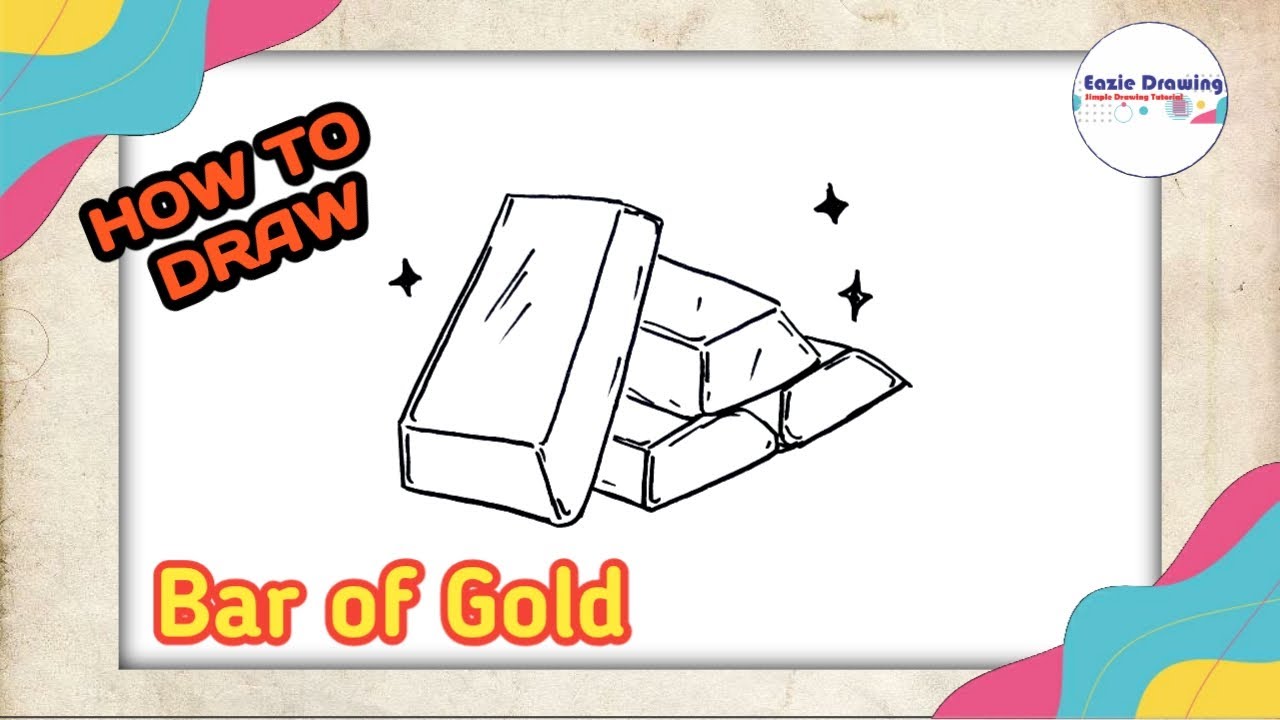 How to Draw Bar of Gold