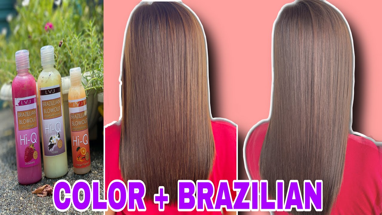DARK ASH BLONDE HAIR COLOR | HOW TO COLOR WITH BRAZILIAN | HI-Q BRAZILIAN BLOWOUT REVIEW | Chading