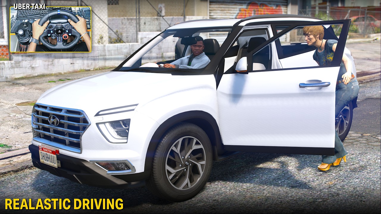 My First UBER Customer in Hyundai Creta! 🚖 | Realistic City Driving & Earnings