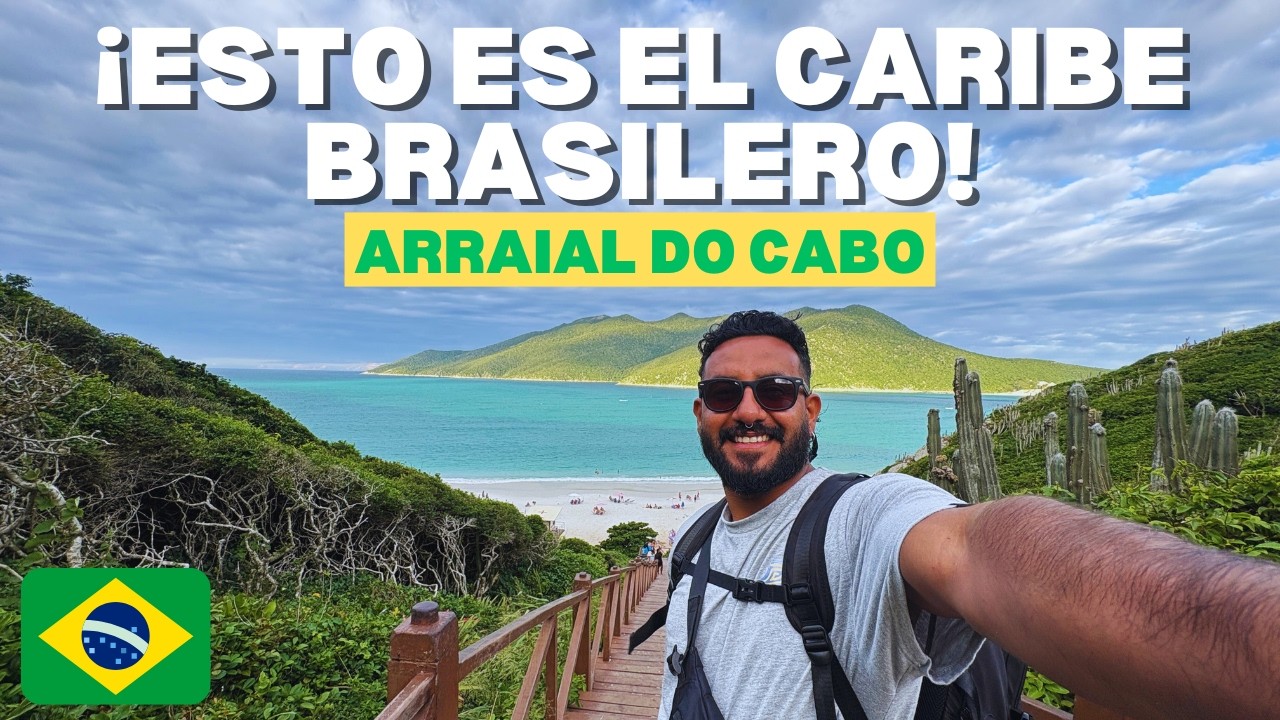 PONTAL DO ATALAIA: El Caribe BRASILERO en ARRAIAL DO CABO + Praia do Forno | Te cuento todo 4K