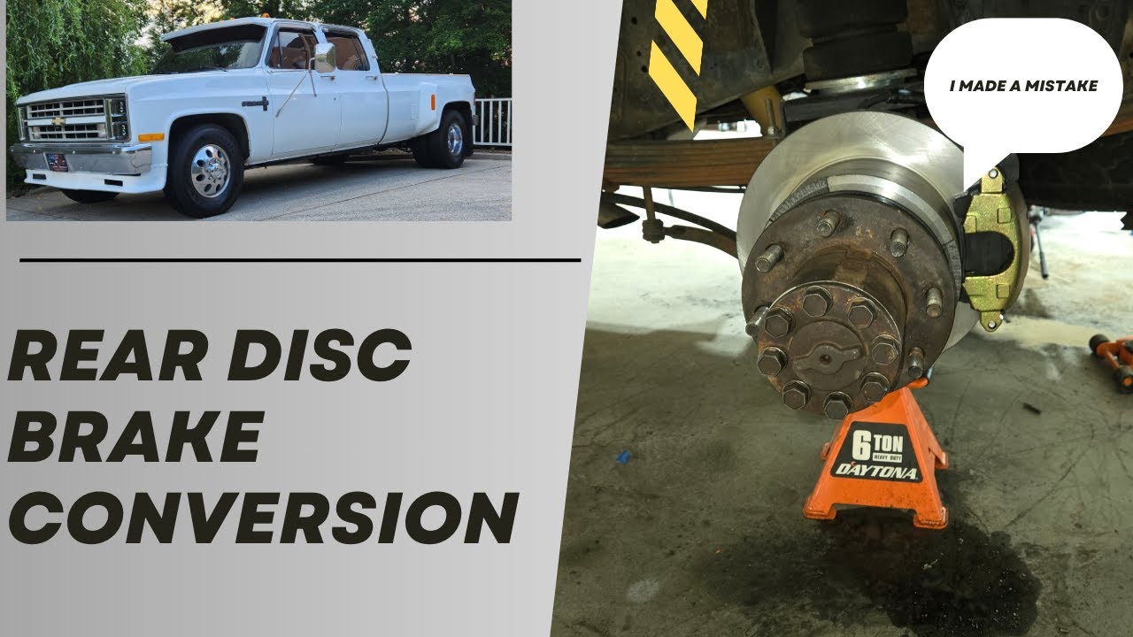 1988 Chevy R30 Rear Disc Brake Conversion